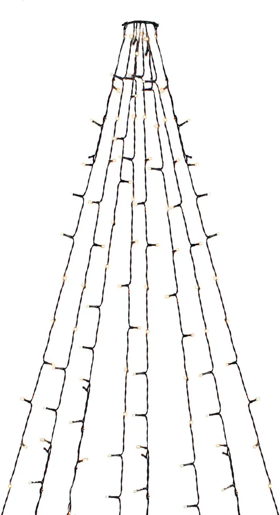 Luci per albero OKTOPUS - 176 LED bianco caldo - con timer