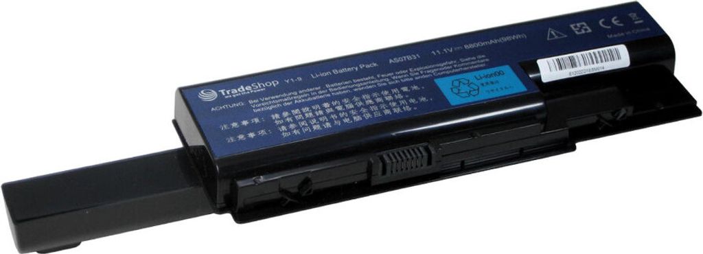 Hochleistungs Li-Ion Notebook Laptop Akku 8800mAh 10,8V/11,1V für Acer Aspire 5940G 6530 6920-Serie 6920G-Serie 6930-Serie 6930G-Serie 6935 7220 7...