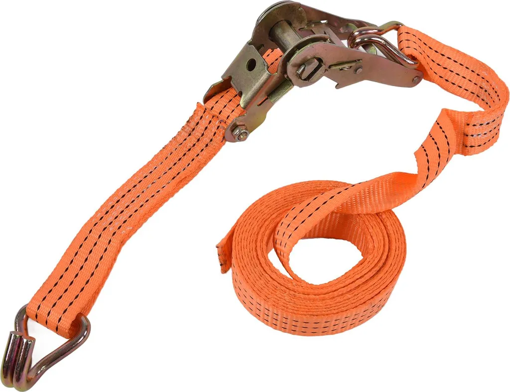 Sangle de serrage 35mm résistante 10 mètres avec crochets en acier S - 8