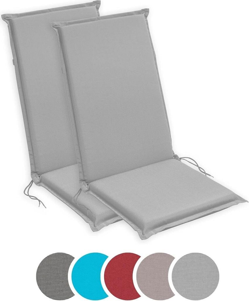 sleepling - 2er Set Hochlehner Auflage, Gartenstuhlauflage, Produktbild 