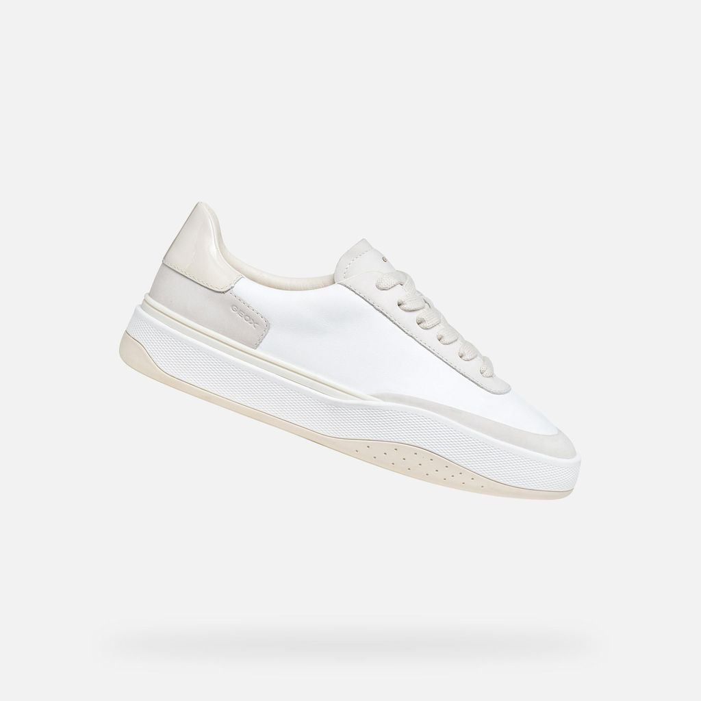 Geox Weiße Damen-Sneaker Dynamia 36