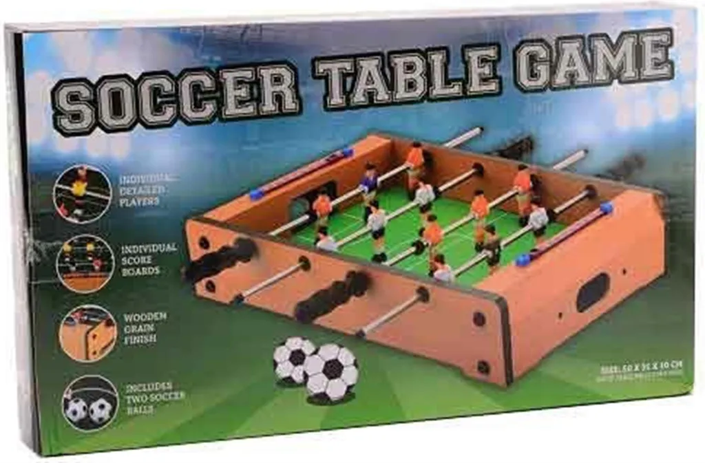 Baby-foot d'intérieur grand format pour tournois en famille 140cm