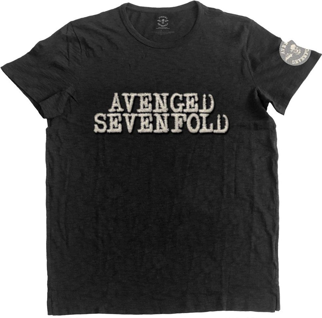 Avenged Sevenfold - T-Shirt Logo für Herren/Damen Uni RO8340 (XL) (Schwarz)