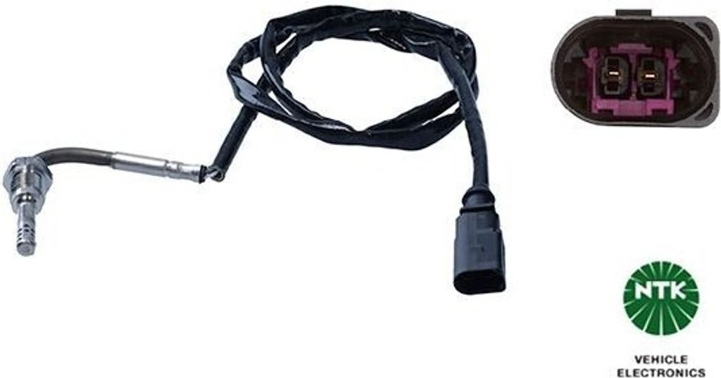 Sensor Abgastemperatur 2 Leitungen NTK IAM-Expertise für u.a. VW GOLF