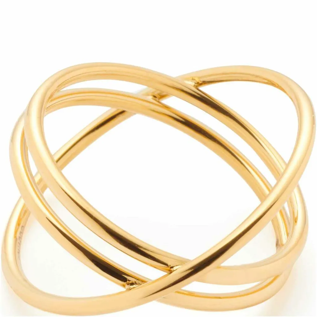 Anello Leonardo Trinity Ciao IP Oro: Il Must-Have per il tuo Layering