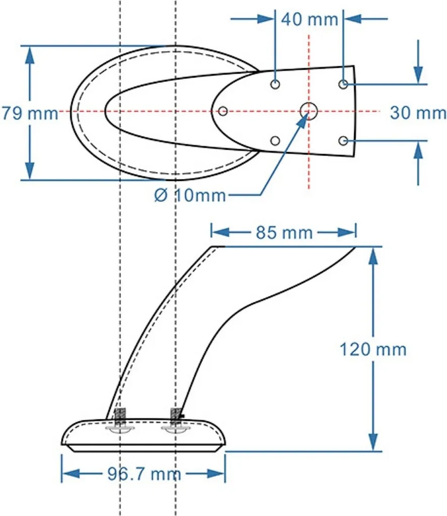 set di 16 gambe per mobili in metallo | gambe per armadi [altezza 12 cm] | gambe per divani, letti, sedie, tavolini, armadi e altri mobili | gambe per zoccoli | gambe per tavoli - gambe per mobili | gambe per divani | gambe per armadi - 2