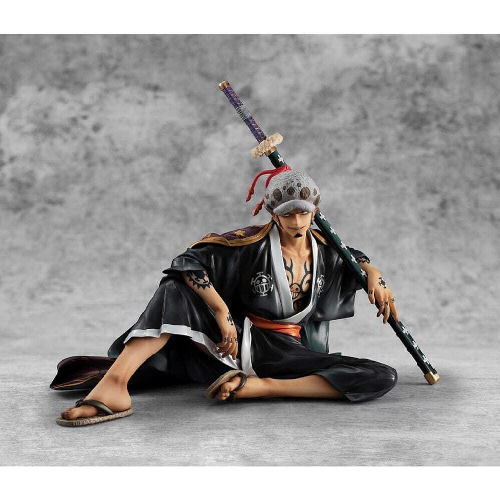 Megahouse One Piece Portrait Of Pirates PVC Statue Warriors Alliance Trafalgar Law 17 cm