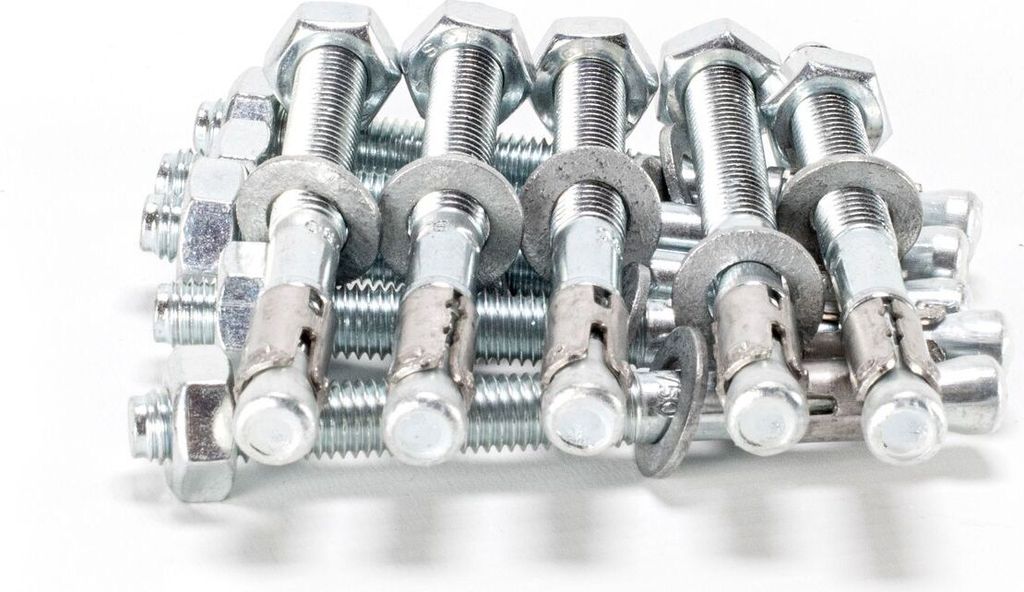 10 x Schwerlastdübel M10 Bolzenanker Schwer...