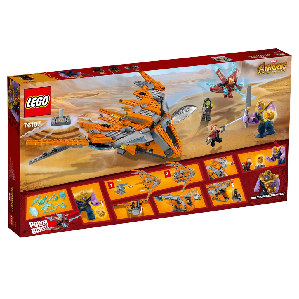 Cadeau idéal LEGO Marvel 76107 Thanos pour fans de super-héros et Avengers