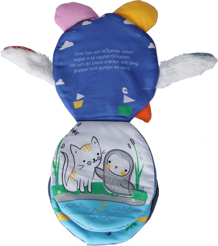 Niedliche Säuglingsbücher in Eulenform, lehrreich, langlebig, reißfest, weiches Buch für Babys für den Kindergarten zu Hause, Eule