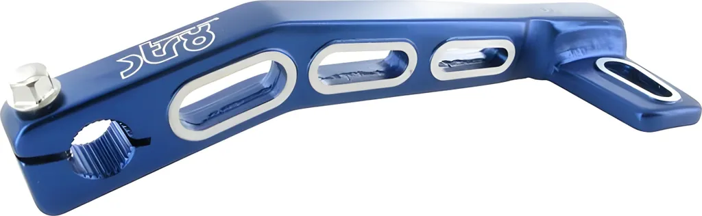 Kick STR8 Lightweight bleu en aluminium pour Minarelli et Peugeot 50