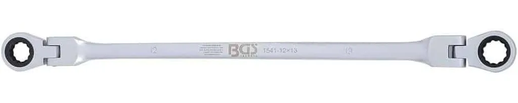 Clé à Cliquet 12/13 mm D-Work Précise en Acier pour Zones Difficiles - 3