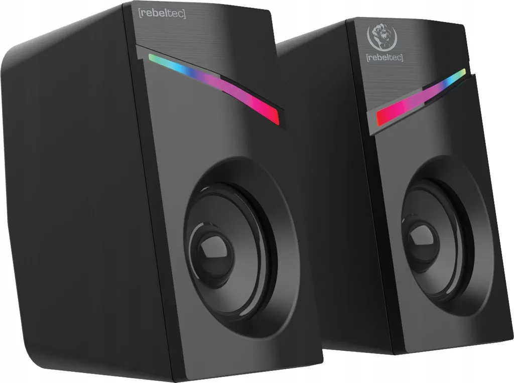 Haut-parleurs 2.0 Rebeltec POP - Solution Audio pour PC et Portable - 2
