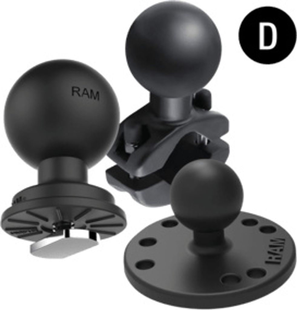 RAM Mounts RAM-D-202U-CRO1 Montage-Kit Schwarz Aluminium (RAM-D-202U-CRO1)