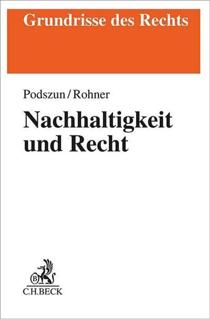 Livre Nachhaltigkeit und Recht - Guide juridique de la durabilité