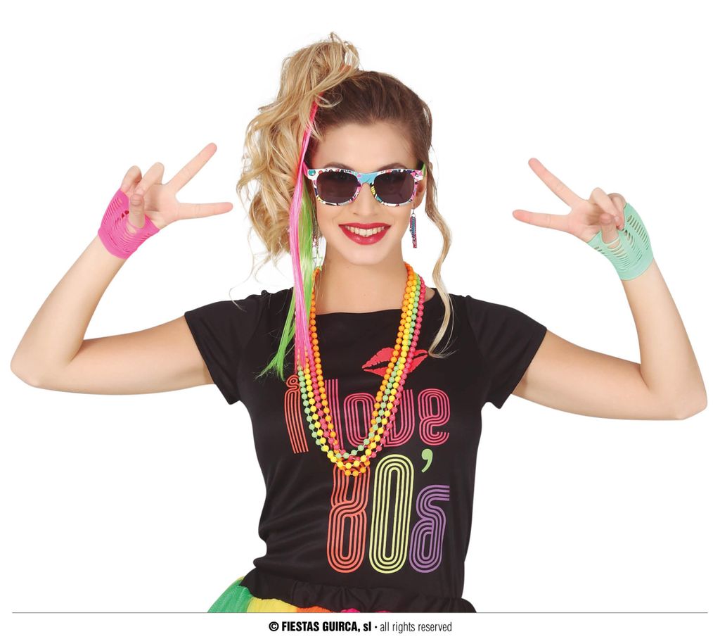 8 teiliges 80er Jahre Accessoire-Set Produktbild 