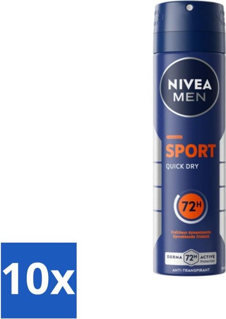 NIVEA Men Deodorant Spray Sport 150 ml - Confezione Immagine del prodotto 