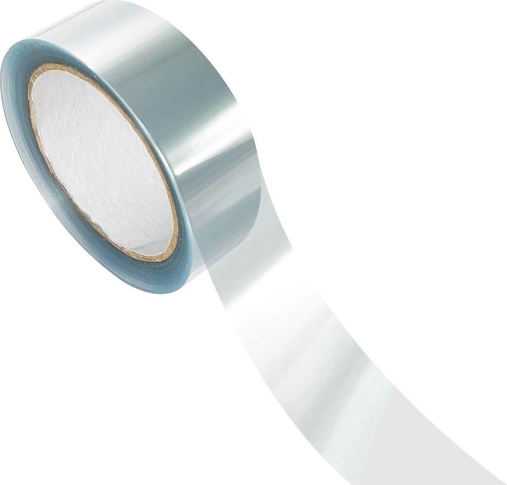 Klebefolie Möbel 5x100 cm - Transparent - Schutzfolie mit thermoplastischer Oberfläche für exakte Anpassung - Selbstklebende Folie für Möbel, ...