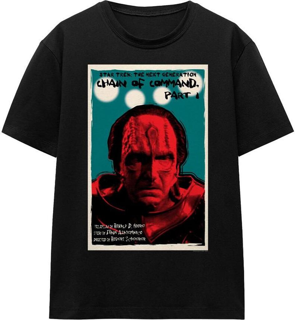 Star Trek - "The Next Generation Season 6 Episode 10" T-Shirt für Herren/Damen Uni TV16541 (XXL) (Schwarz)