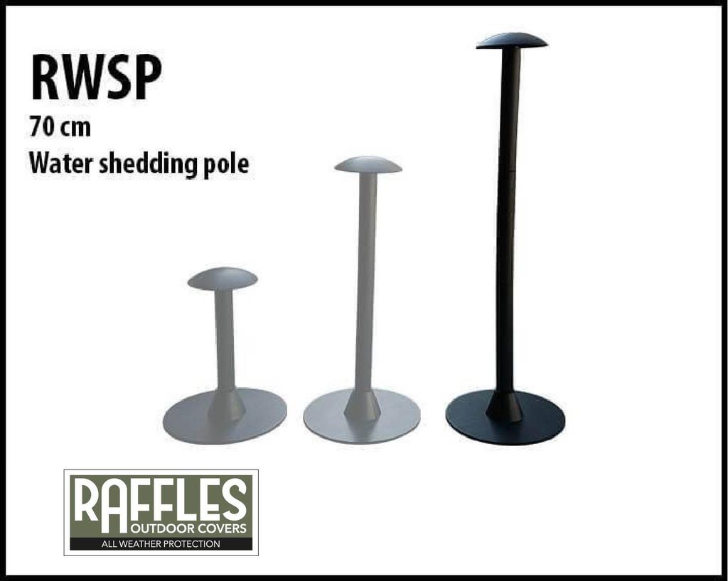 Raffles Covers Säule für überschüssiges Wasser abfließen, Höhe 70 cm | Atmungsaktiv | Wasserdicht | UV-beständig | Doppelnähte | Elastische...