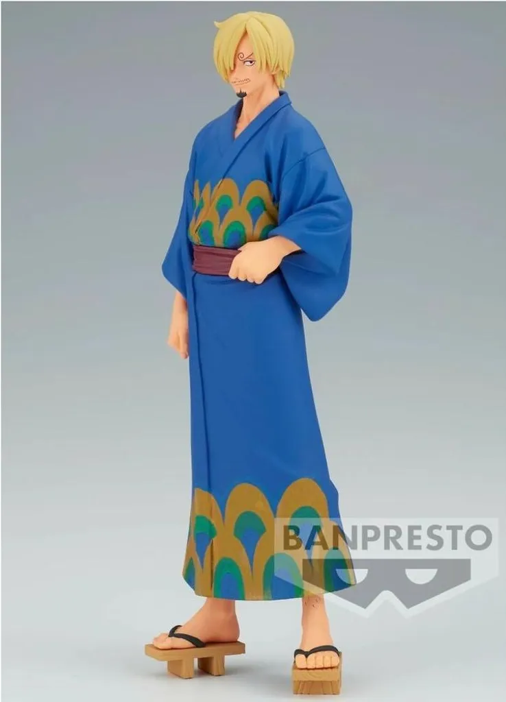 Figurine Sanji One Piece Wanokuni Yukata pour votre vitrine de manga 17 cm