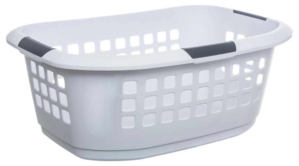 5Five Waschekorb, extra gros - weis - 51 l - 67 x 47 x 27 Produktbild 