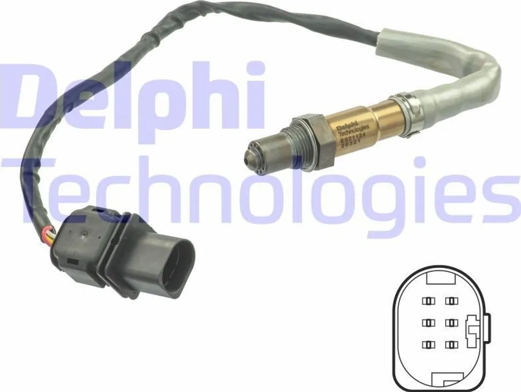 Capteur d'oxygène sonde lambda pour Audi A6 4F et Seat Exeo Delphi