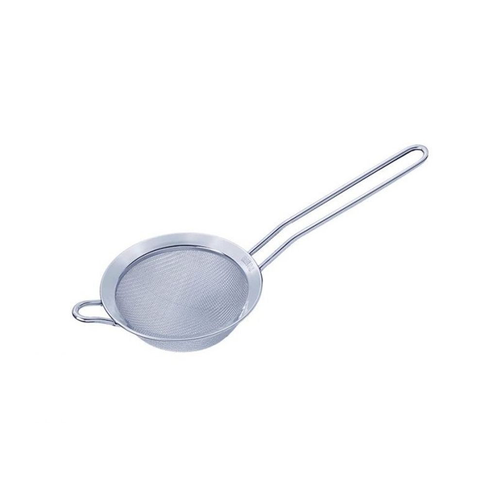 Kelomat Küchensieb Sieb Ø8 cm Edelstahl Doppelmaschig