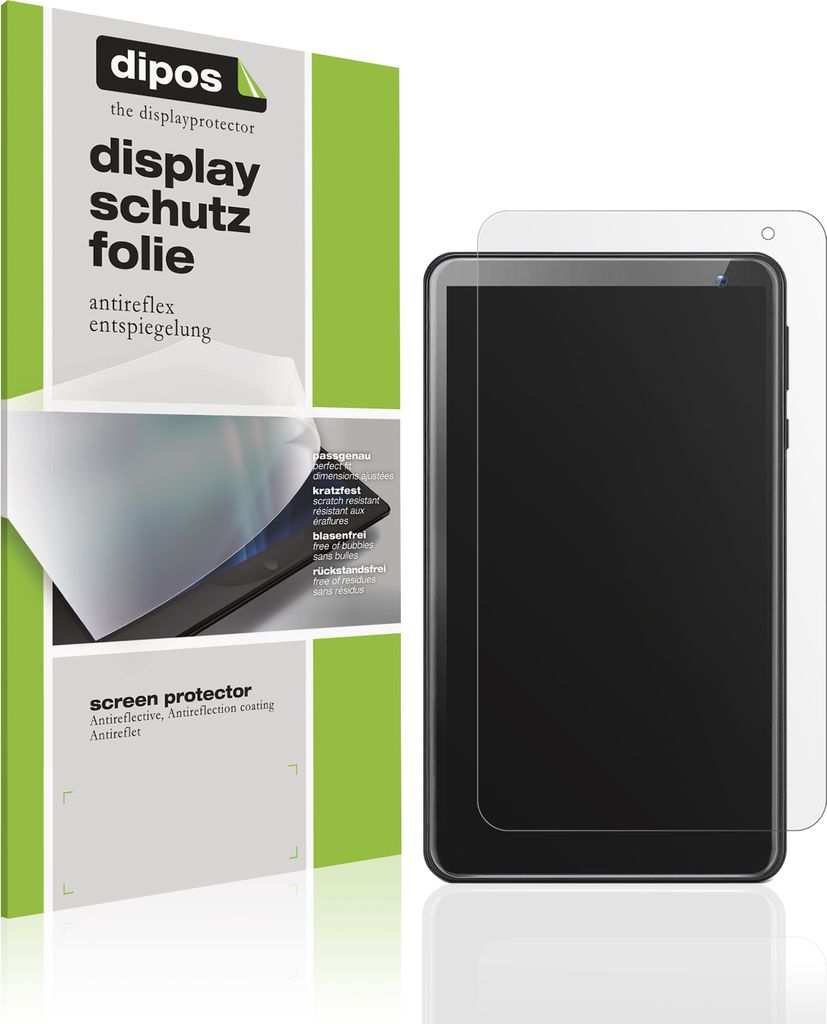 2x Schutzfolie für qunyiCo Playstore 7 Zoll matt Displayschutzfolie Folie Display Schutz dipos