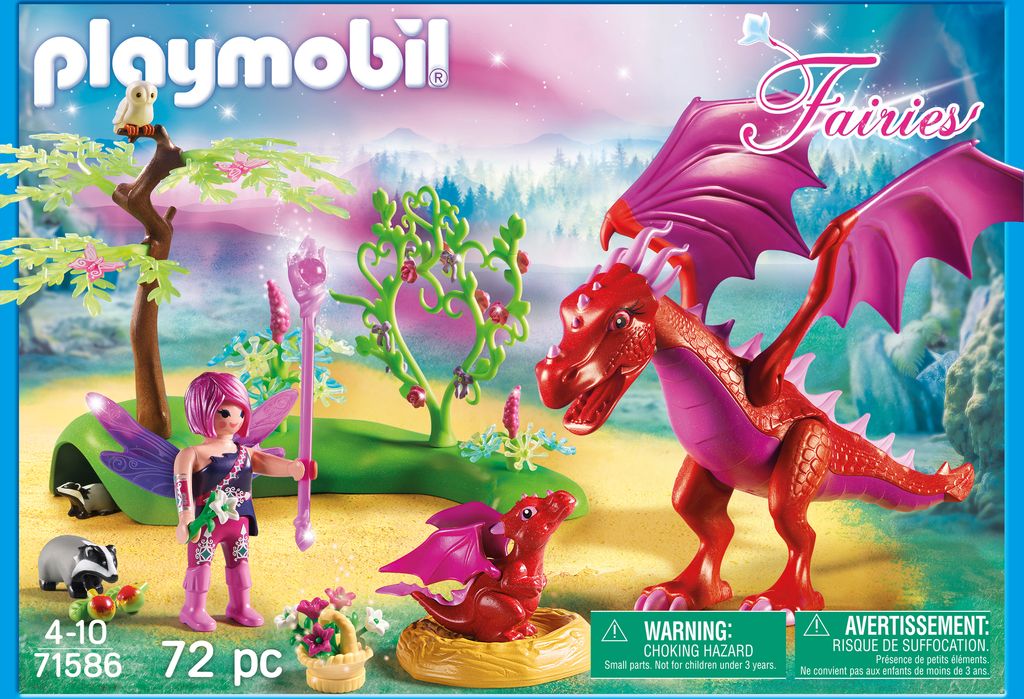 PLAYMOBIL Fairies 71586 Drachenmama mit Baby Produktbild 3