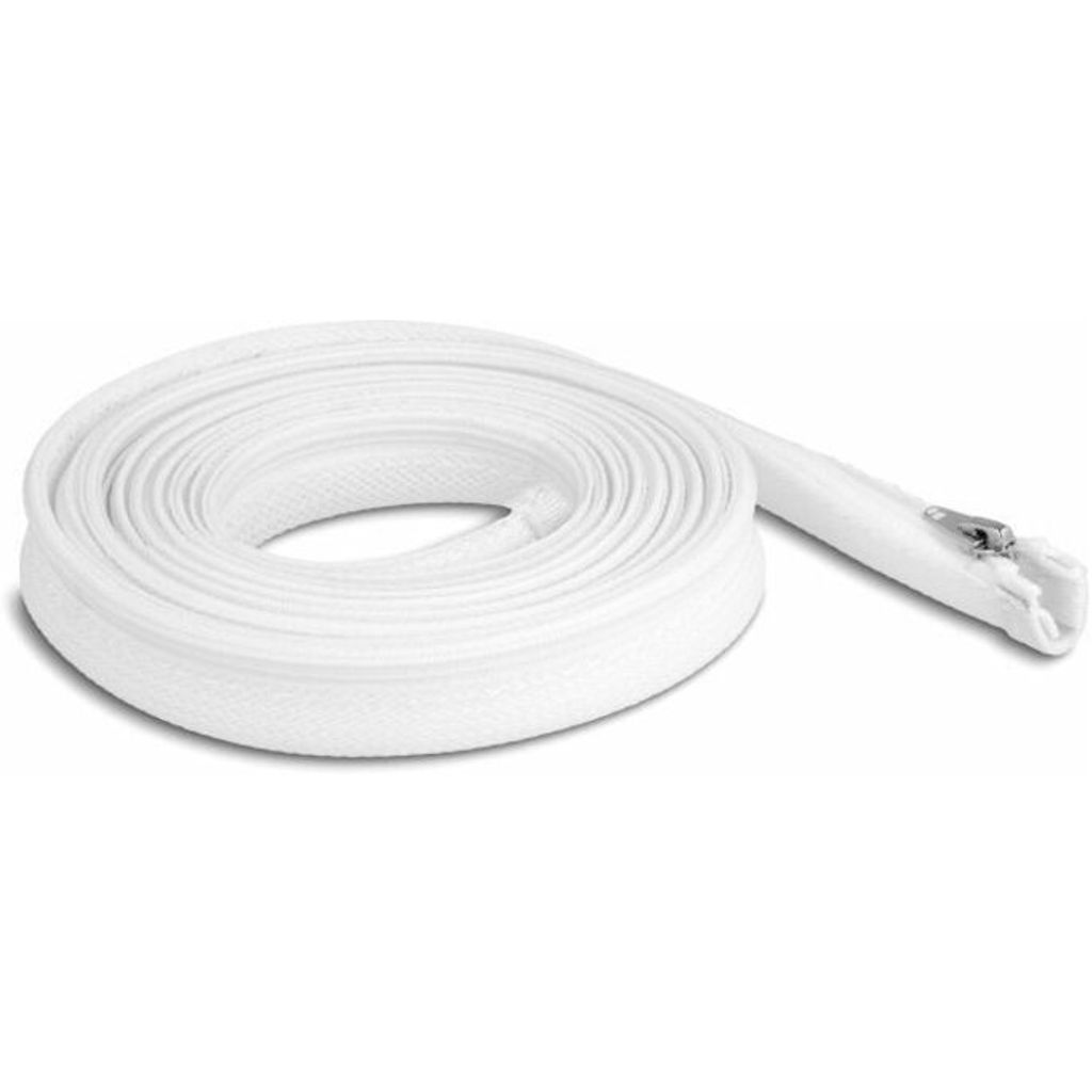 DELOCK Geflechtschlauch Reißverschl. hitzebest.3mx20mm weiß