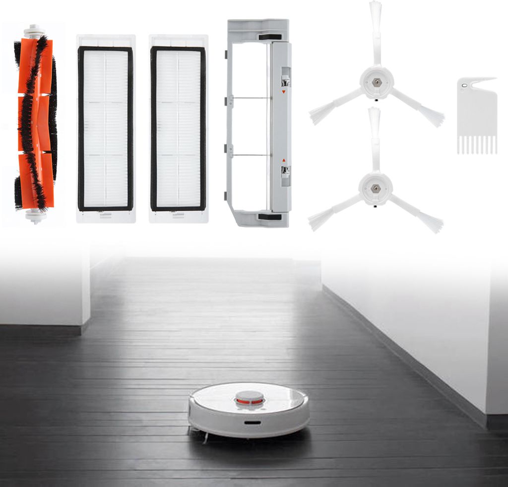 Seitenbürste,Hauptbürste,Hauptbürsten-Kit,Bürstenfilter-Kit,Roboter-Reinigungszubehör