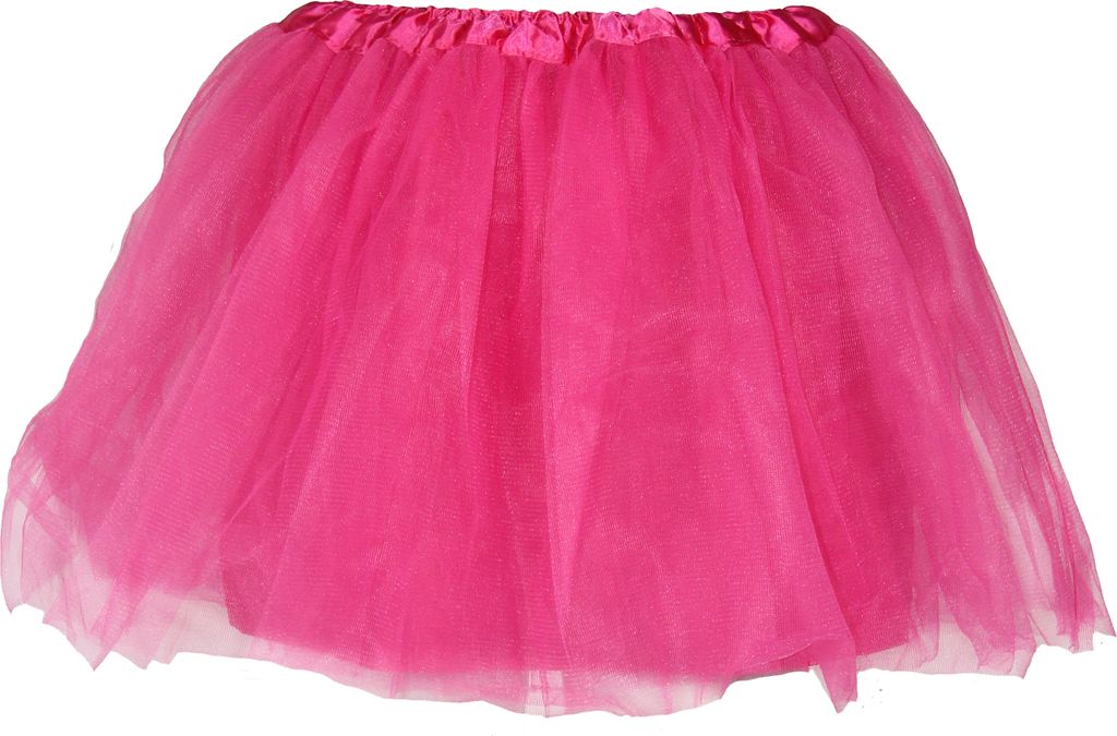 pinkes 80er Jahre Neon Tutu, Größe:M Produktbild 