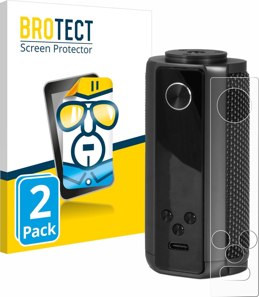 2x Für Vaporesso Target 200 Mod Schutzfolie BROTECT Displayschutz Display Schutz Folie Klar Transparent