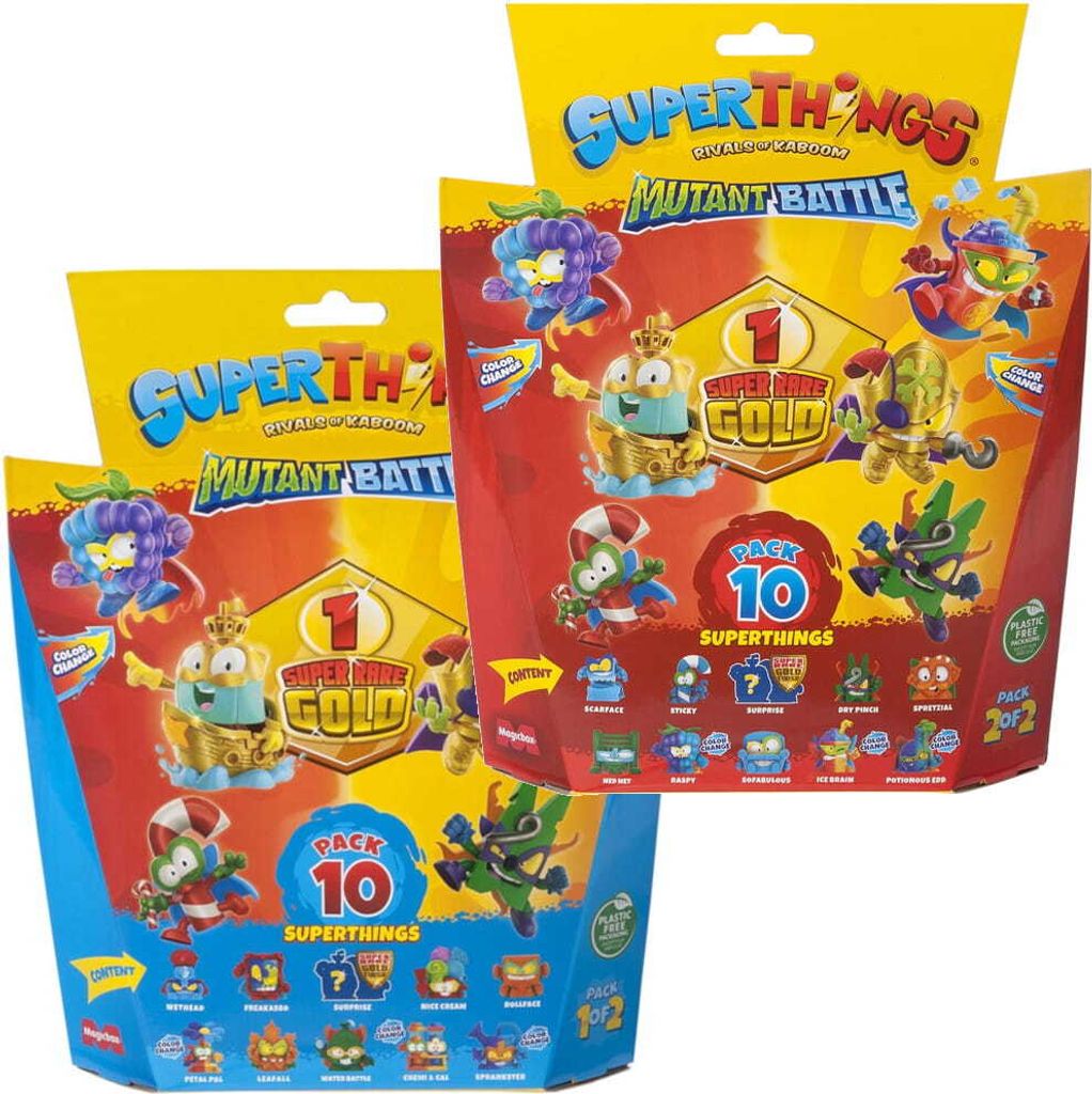 Superthings Superzings Mutant Battle 10 pack Figur mix Produktbild 