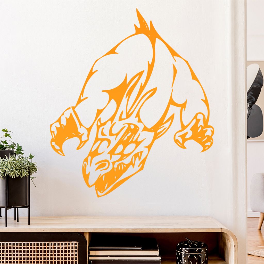 Drachen Klaue Wandtattoo in 6 Größen - Wandaufkleber Wall Sticker - Dekoration, Küche, Wohnzimmer, Schlafzimmer, Badezimmer