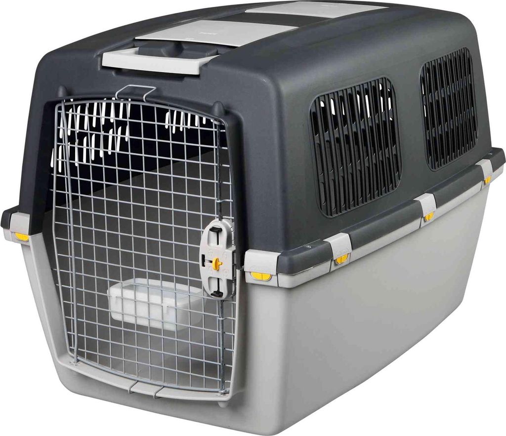 Cage de transport Gulliver 64 × 64 × 92 cm gris clair/gris Image du produit 