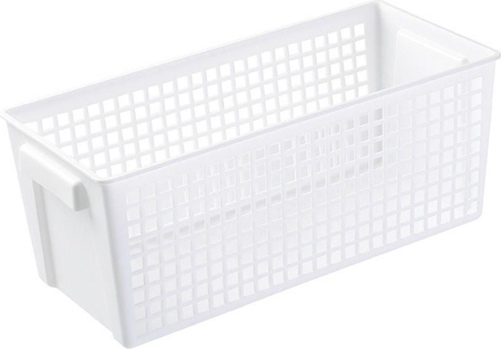 Desktop-Aufbewahrungsbox mit Griff, große Kapazität, starke Tragfähigkeit, hohl, belüftet, Trocknungs-Aufbewahrungskorb, Make-up-Behälter