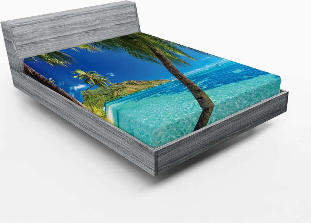 Drap-housse 180x200 infroissable, fini les draps ternes avec ce motif mer