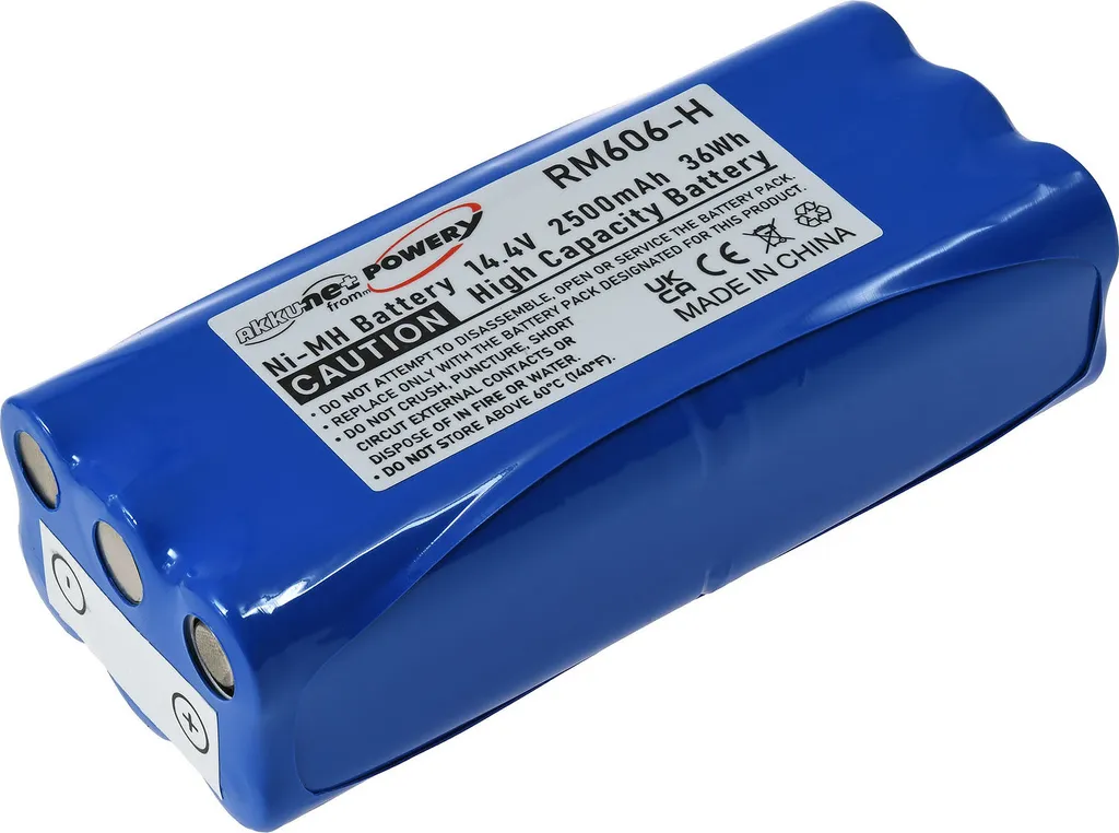 Batterie pour Dirt Devil Libero M607 Spider 14,4V Ni-MH Haute Capacité