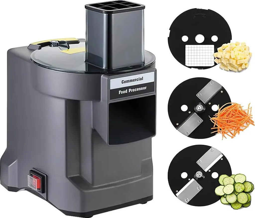 Coupe-légumes compact pour préparer vos salades et légumes en cubes