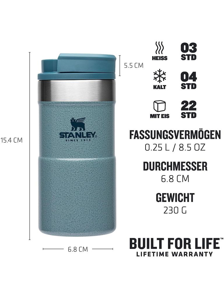 Stanley Classic Neverleak 350ml Travel Mug (Hammertone Ice)