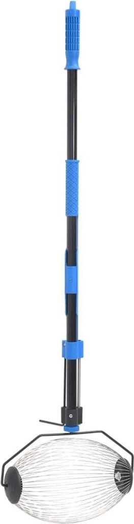 Möbel Rollsammler Blau 127 cm Stahl - Garten- & Gewächshaus-Zubehör 364827