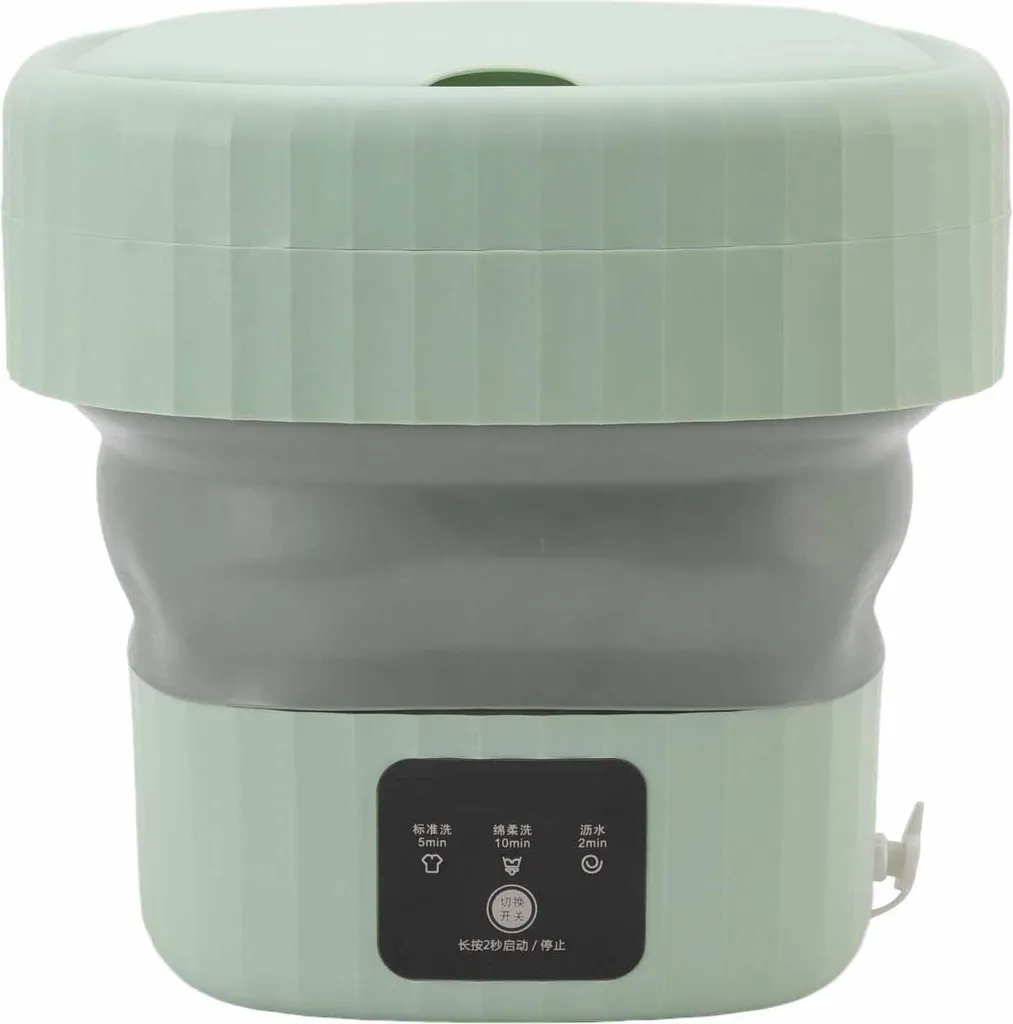 Machine à laver à seau pliant 6L compacte pour petit linge et lingerie