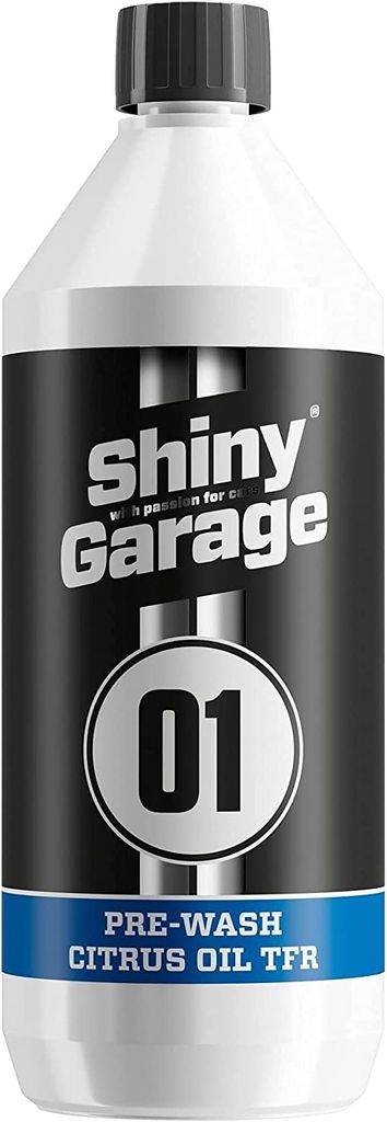 Shiny Garage Autoreiniger Außen 'Pre-Wash Citrus Oil TFR' 1000 ml - Professioneller Autopflege Reiniger - Autoreiniger Außen- Reinigungsschaum Au...
