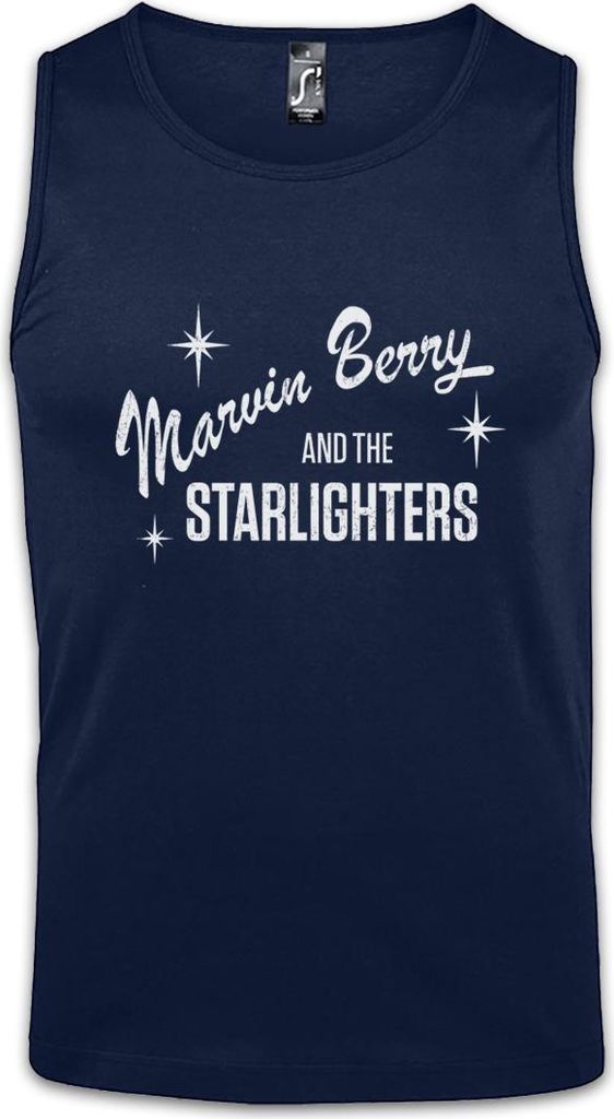 Urban Backwoods Marvin Berry And The Starlighters, Ärmelloses T-Shirt, Farbe: Navy, Größe: 3XL