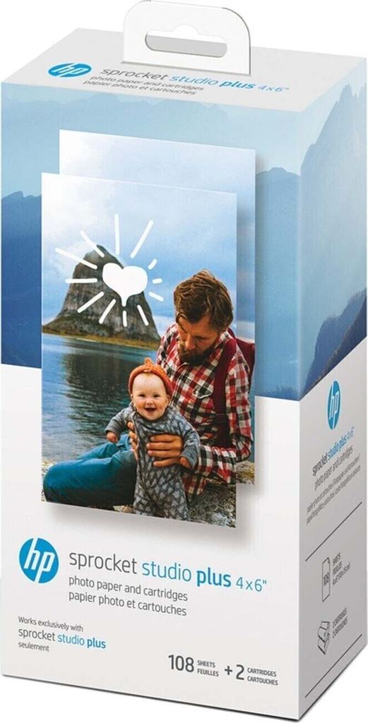 HP Sprocket Studio Plus cartridge papier fotograficzny Zdjęcie produktu 