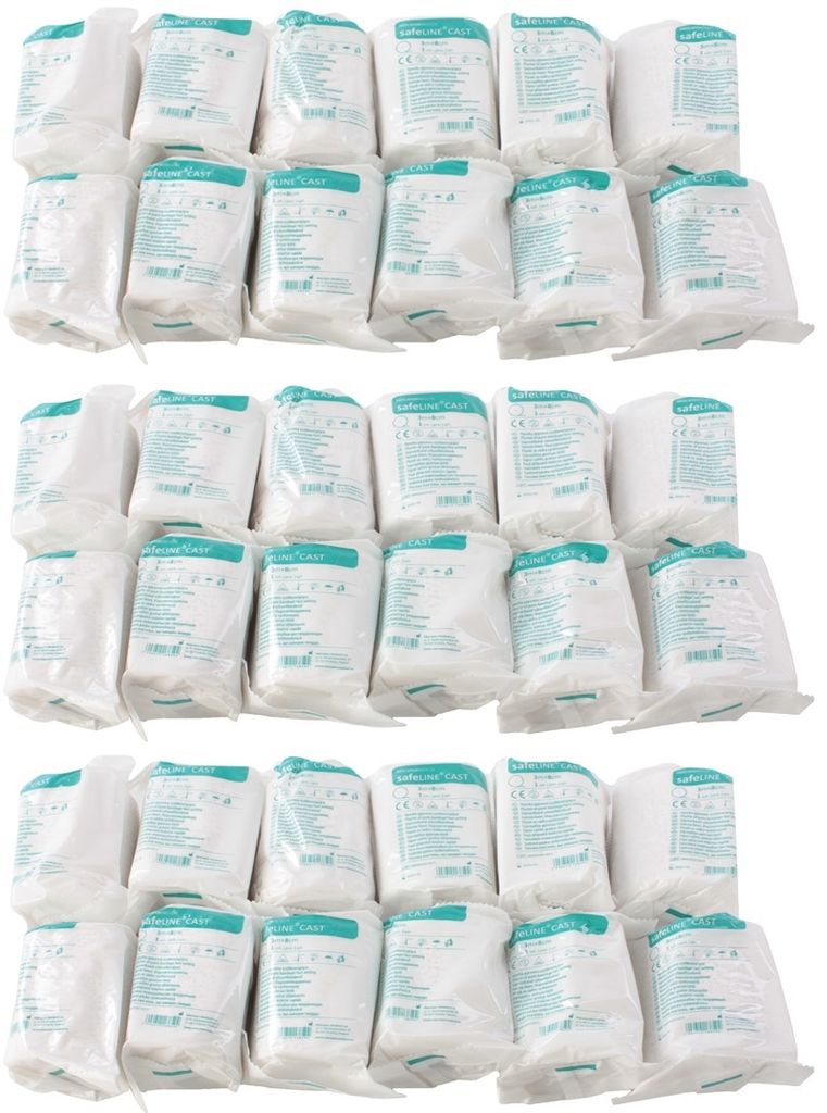 SEVICO Gipsbinden Babybauch Rollen 36er Set - 36x Gips Produktbild 