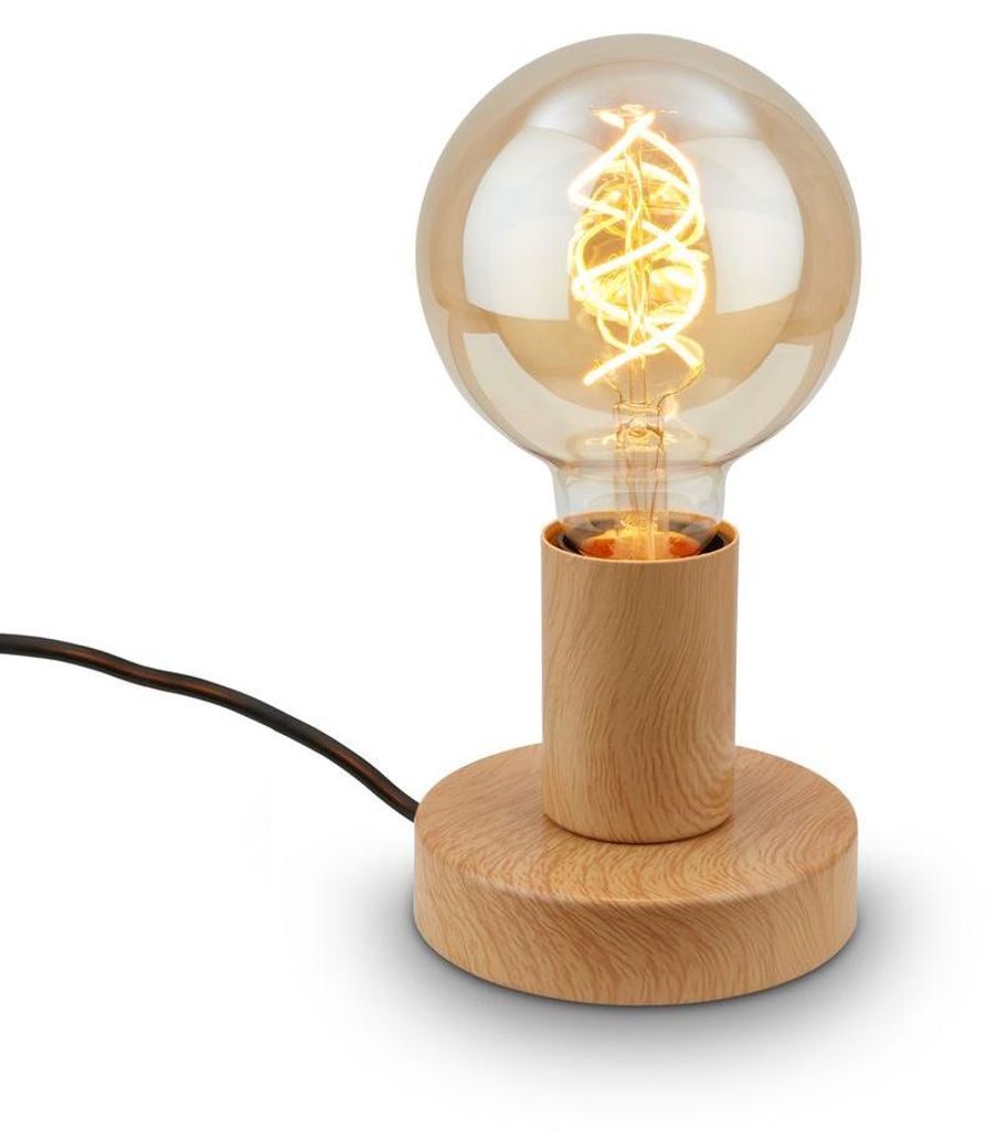 BRILONER - Lampe de table avec interrupteur à câble, aspect Image du produit 
