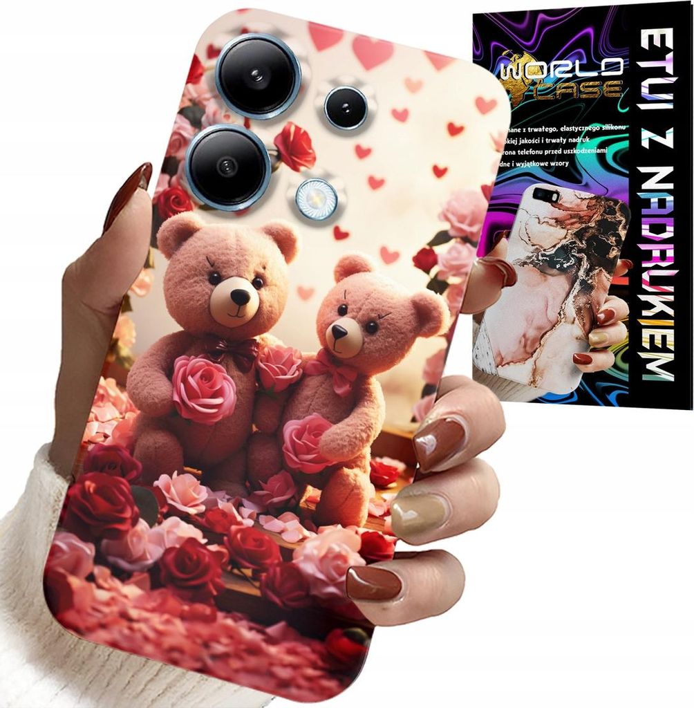 Gehäuse Für Xiaomi Note 13 Pro 4G - Teddybären, Liebe Dich, Herzen Viele Gehäusedesigns
